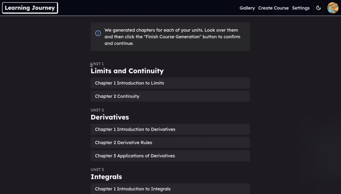 Interactive Learning Experience